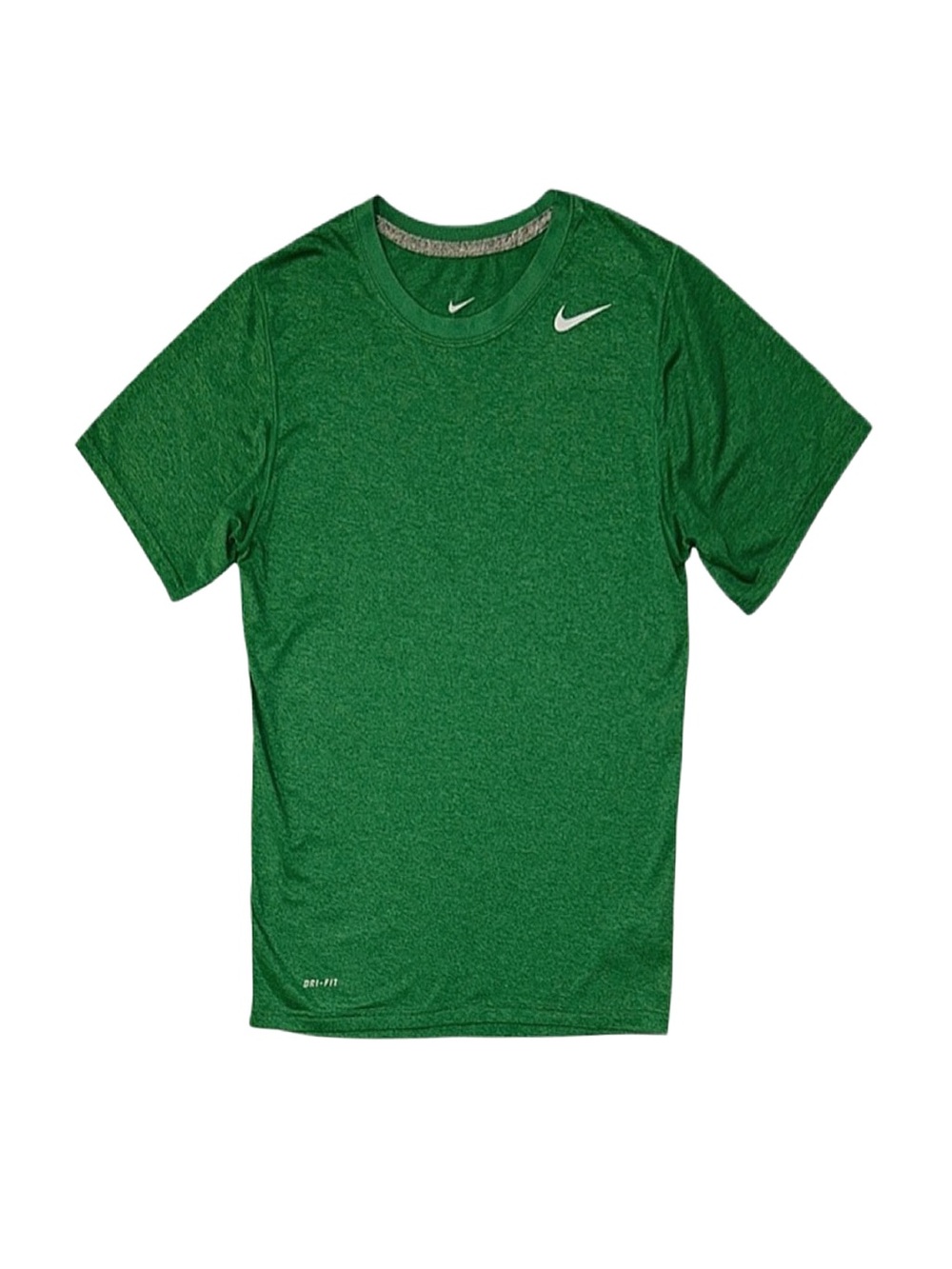 NIKE Men's Green Dri-Fit Short Sleeve Shirt Small